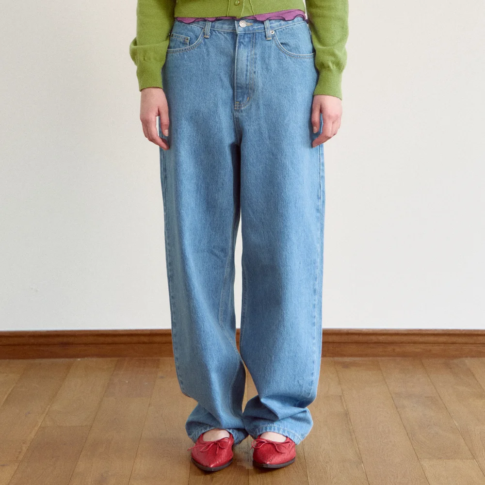 Old fashioned Denim Pants (Blue)
