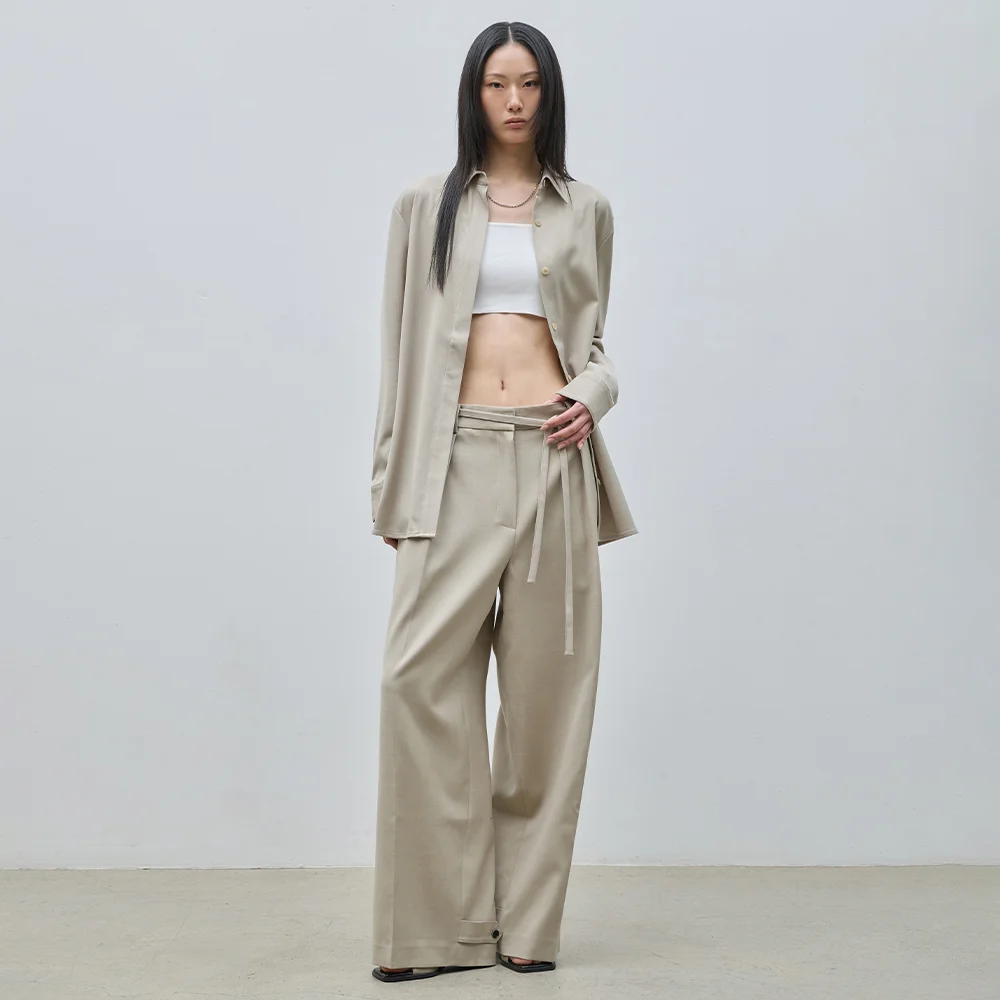 BIEN WIDE TUCK PANTS
