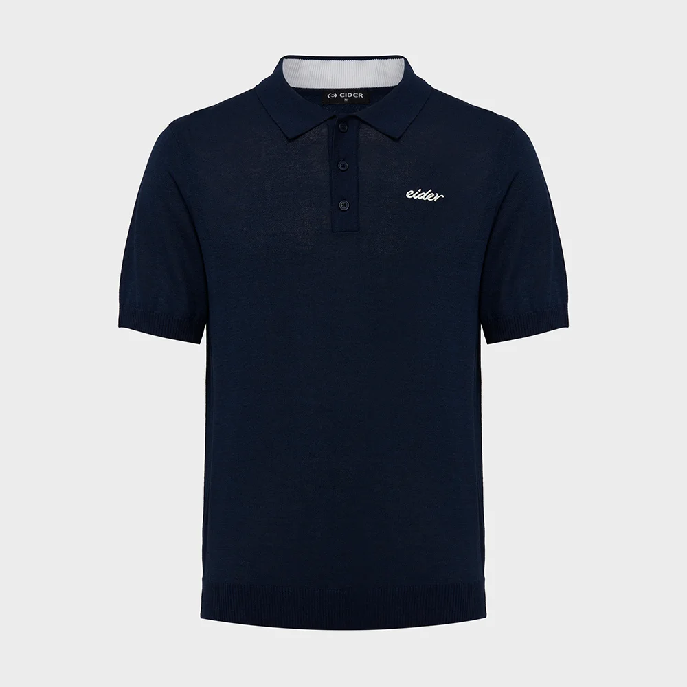 ICE SWEATER (冰霜色 毛衣) 男裝 短袖 Polo_Navy_DMM26277N4