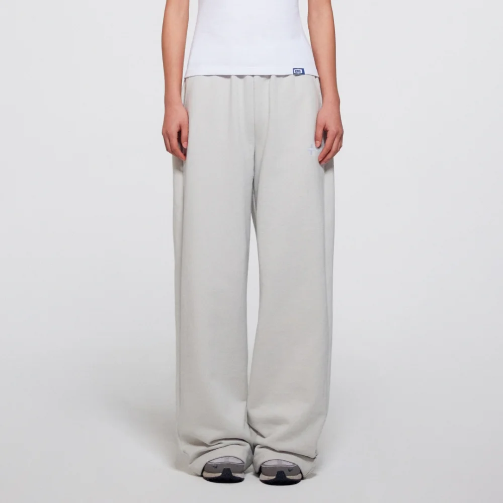 UNISEX ERA HEAVY SWEATPANTS - LIGHT GRAY