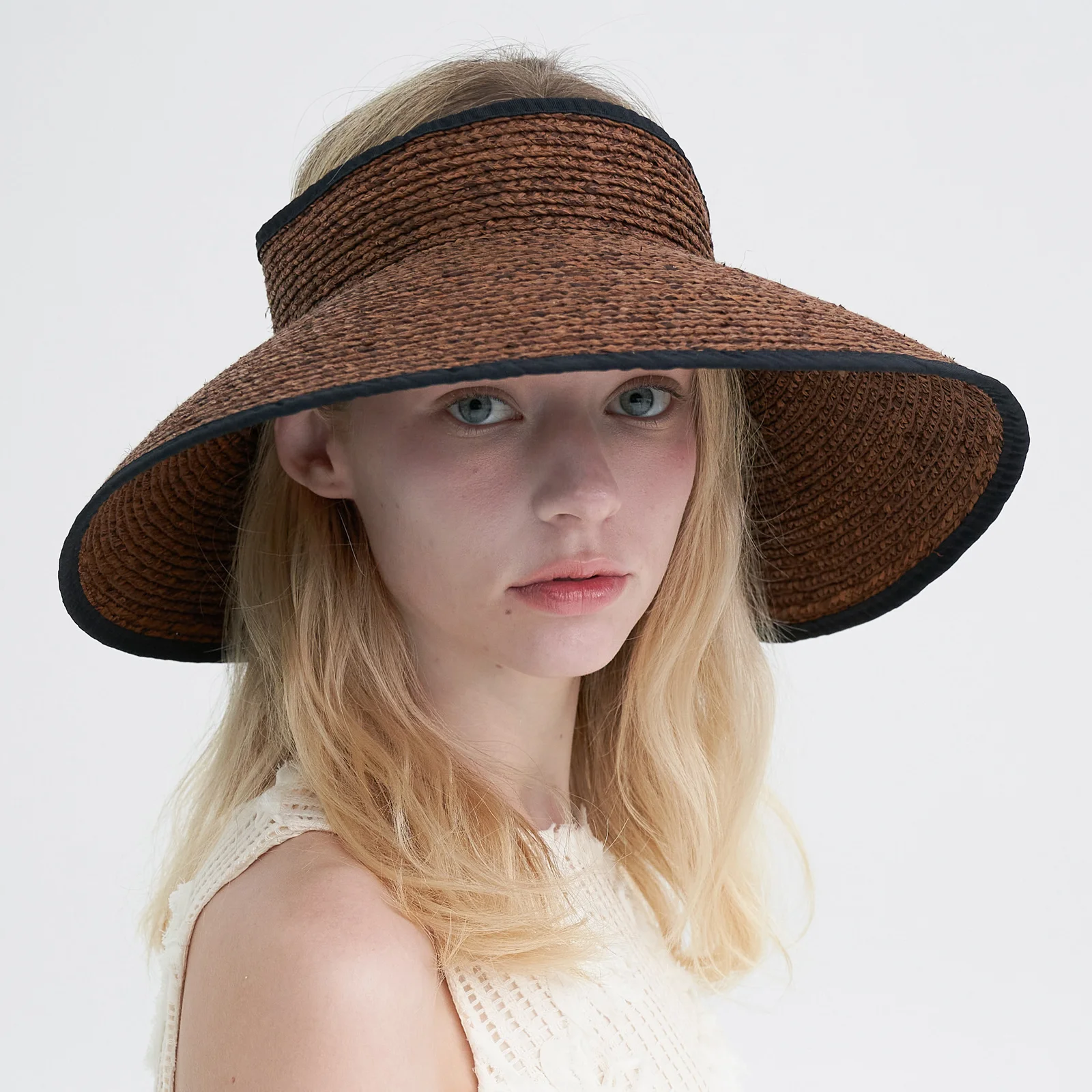 Grace Sun Visor - Brown