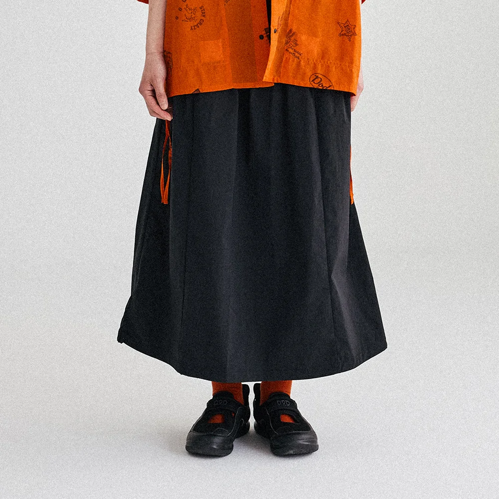 女裝) Suru Suru 氣球版型 半身裙(BLACK)