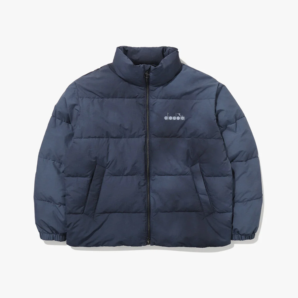 波浪染色 Puffer 羽絨外套 外套 DARK BLUE