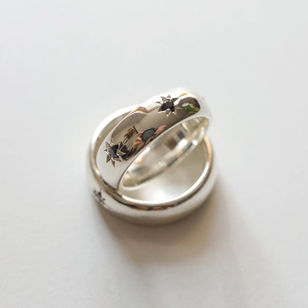 Spinel 星星 碎片 戒指