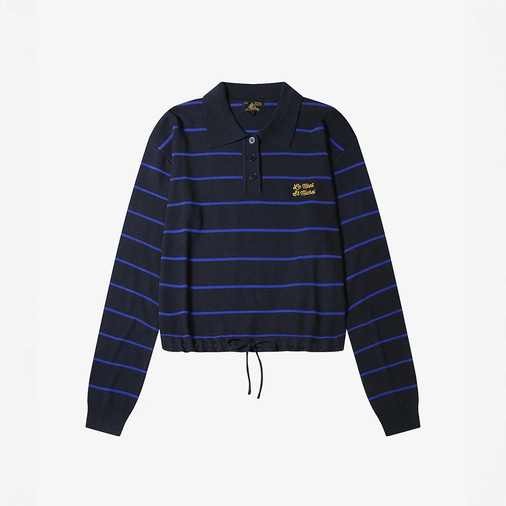 STESSY-STRIPED SWEATER-Green