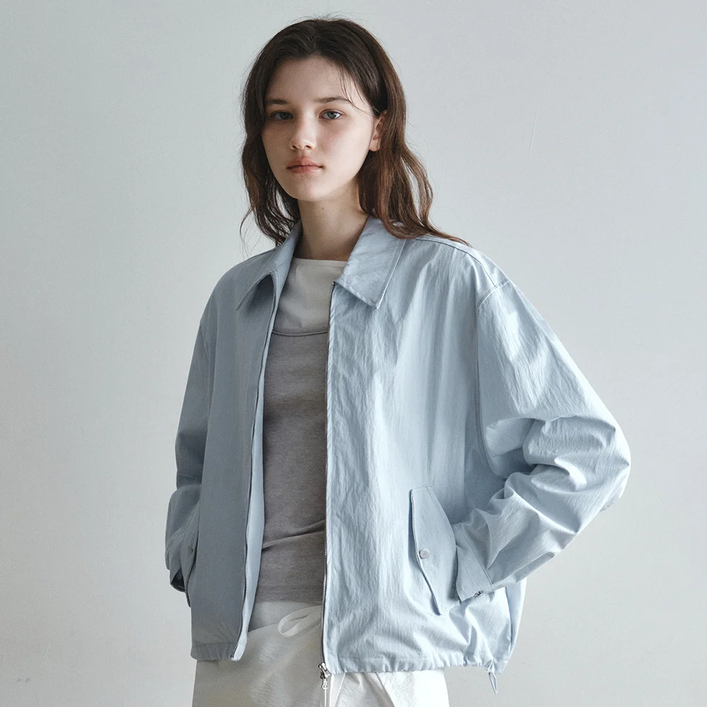 W/Soft Swing Cotton Jacket_SKY BLUE(W26OT04)
