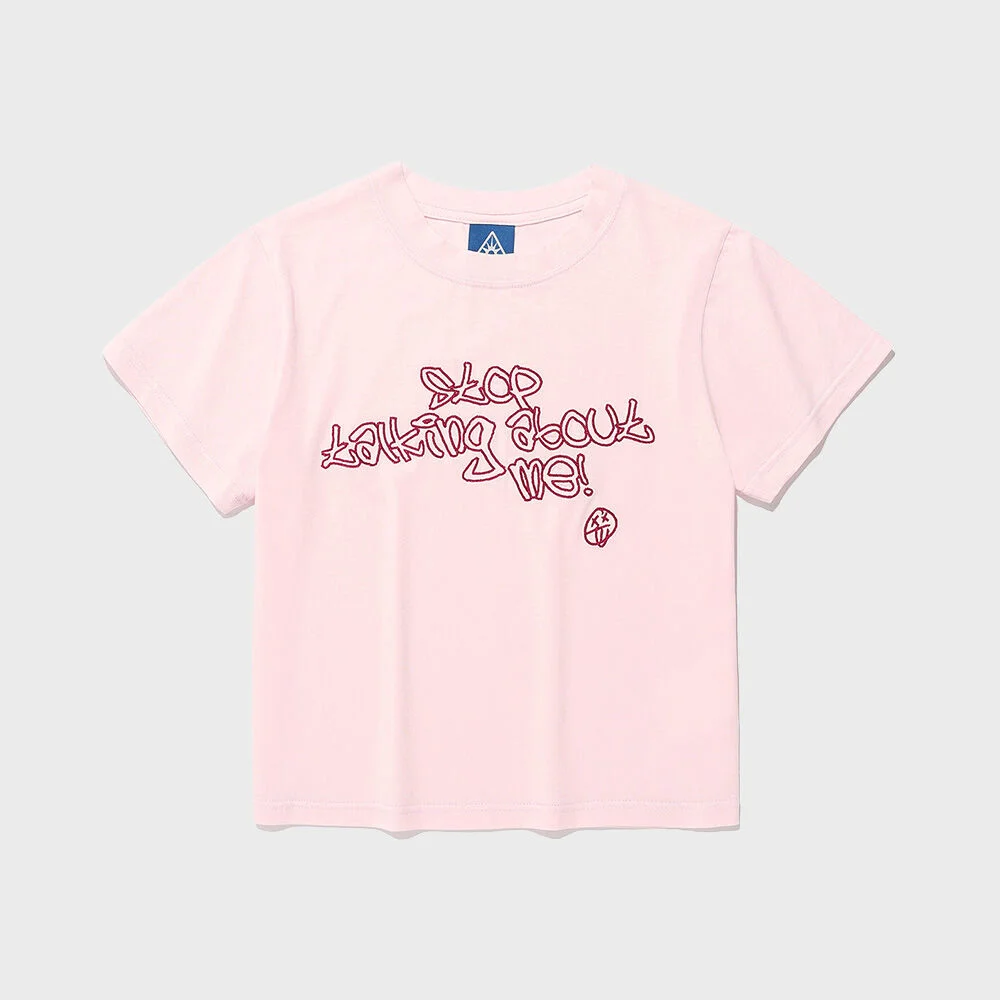 STOP STITCH CROP TEE_PINK(IK2FMFT525A)