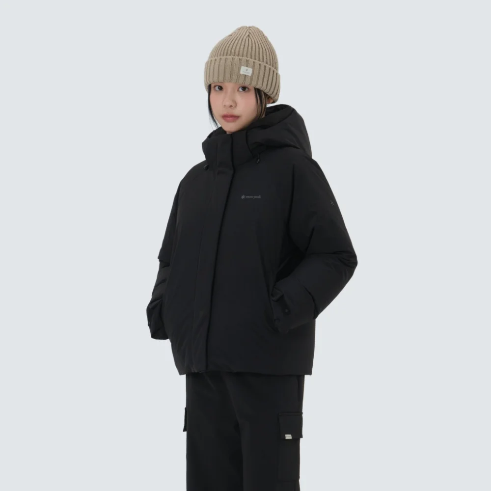 2L Titanic 女裝 連帽衫 厚重 Down 外套 Black (S25WWTDJ31)