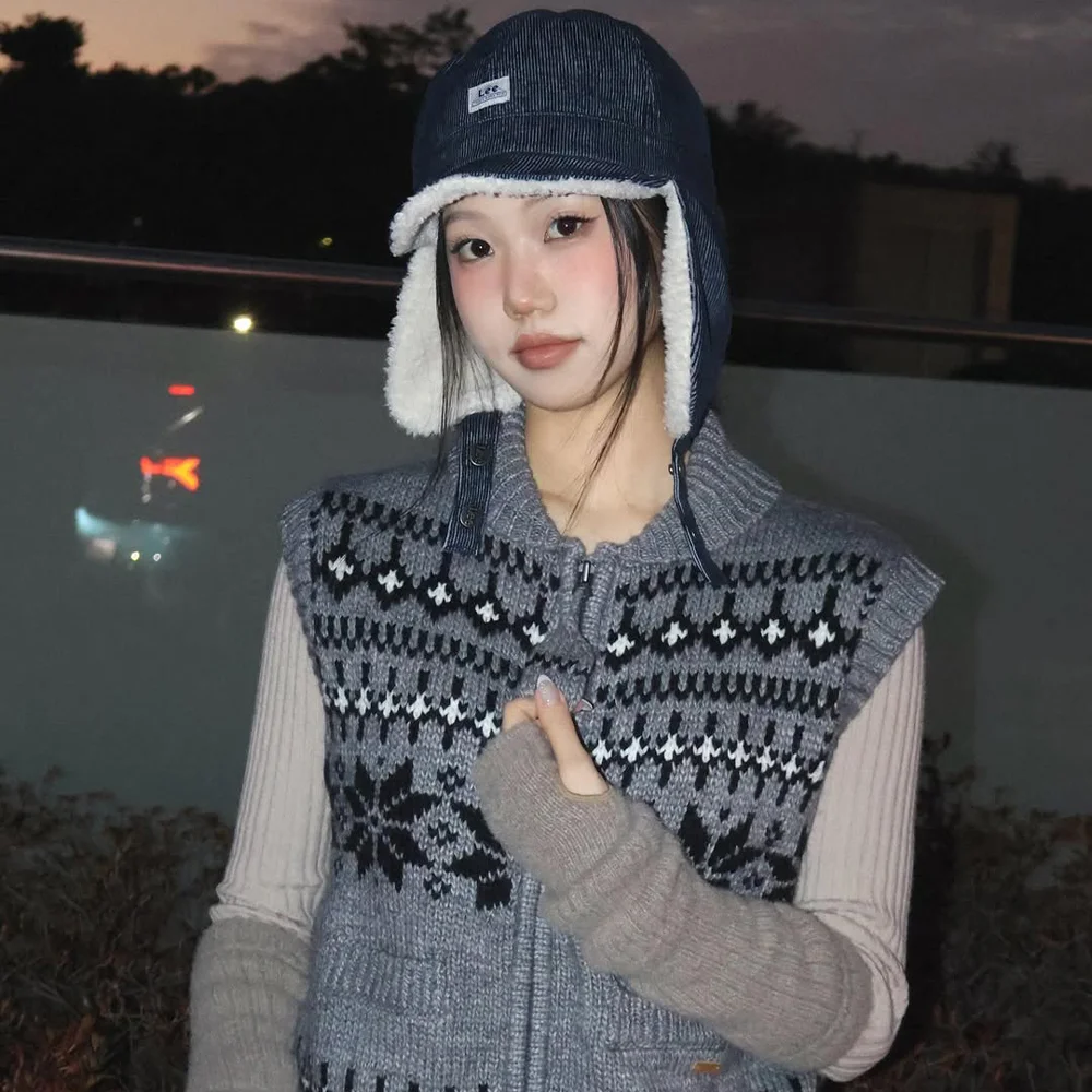 女裝 Cowichan 針織衫 灰色