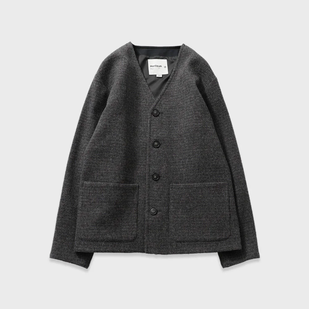 Marion Alpaca Jacket Navy Gray