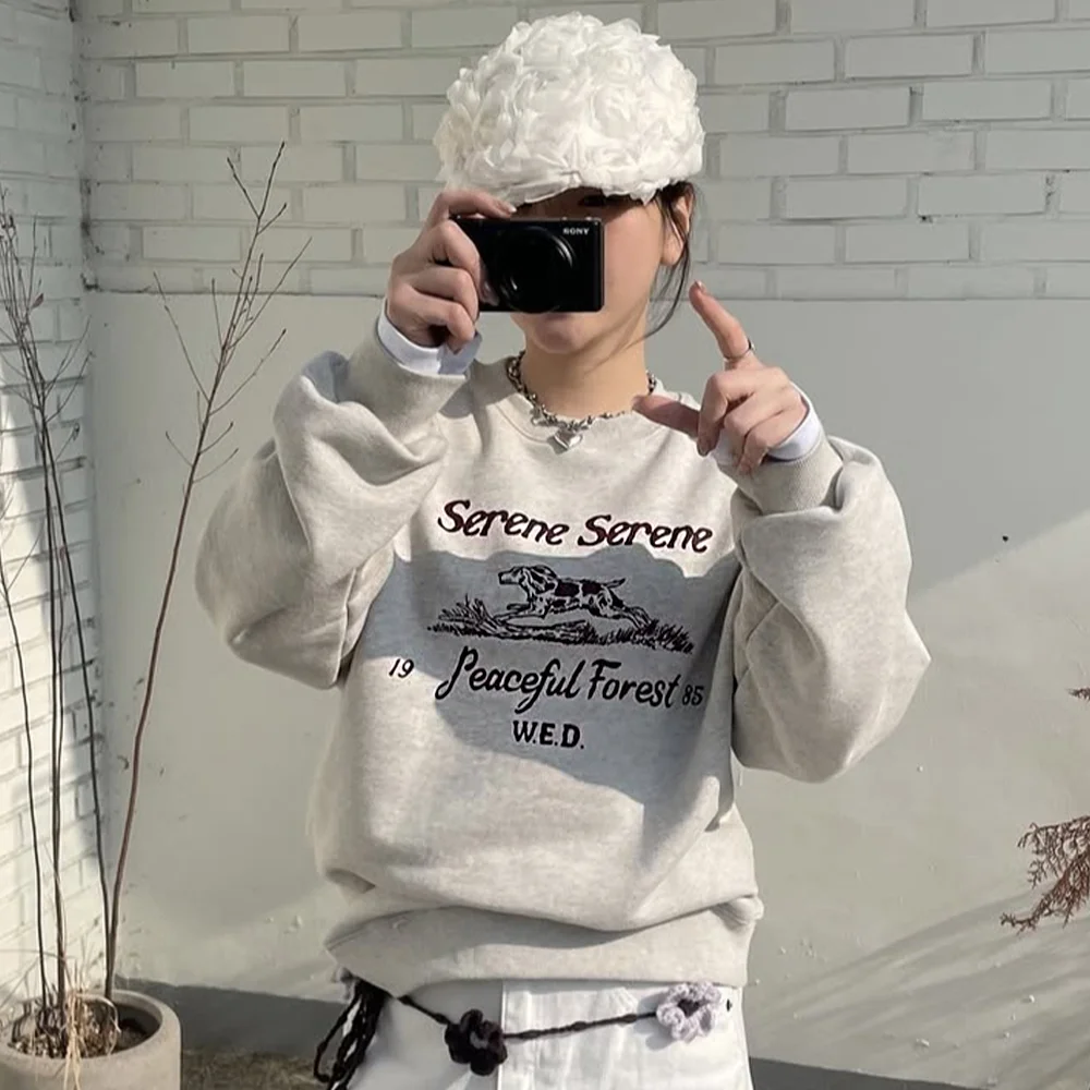 W/Howl FoxHound Sweatshirt_Oatmeal(W25-TP01)