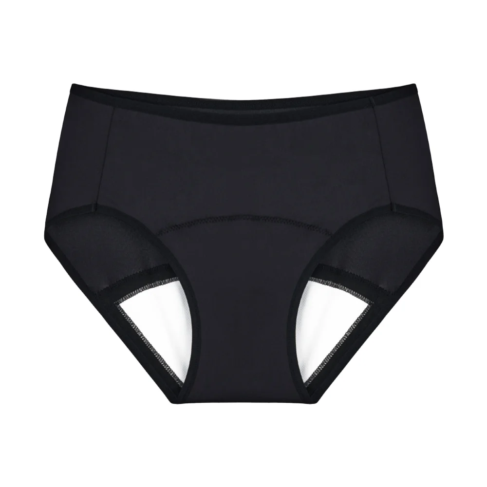 純色Comfort Air三角生理褲 黑色 M