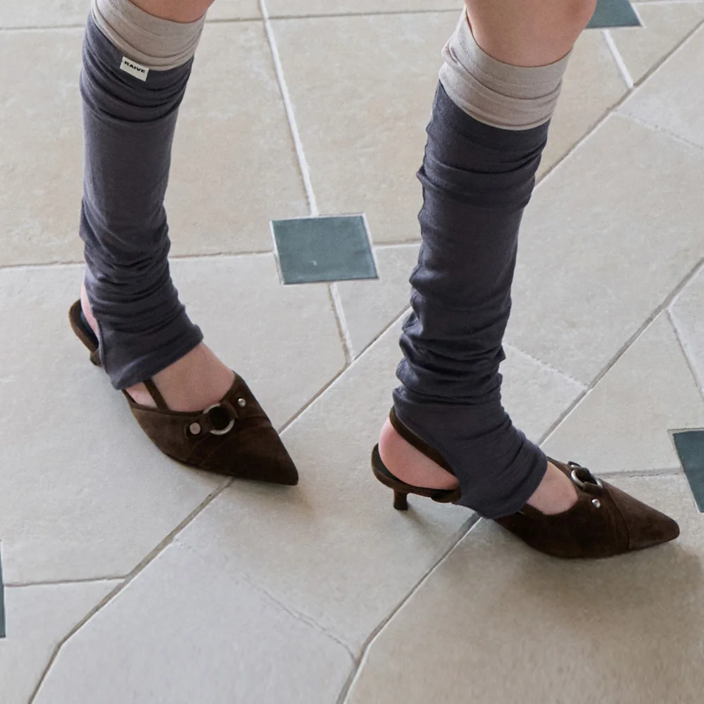 Edie Buckle Slingbacks in Brown WA5AE002-93
