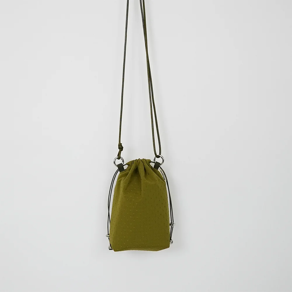 Dot mini bag 圓點 迷你袋 OLIVE