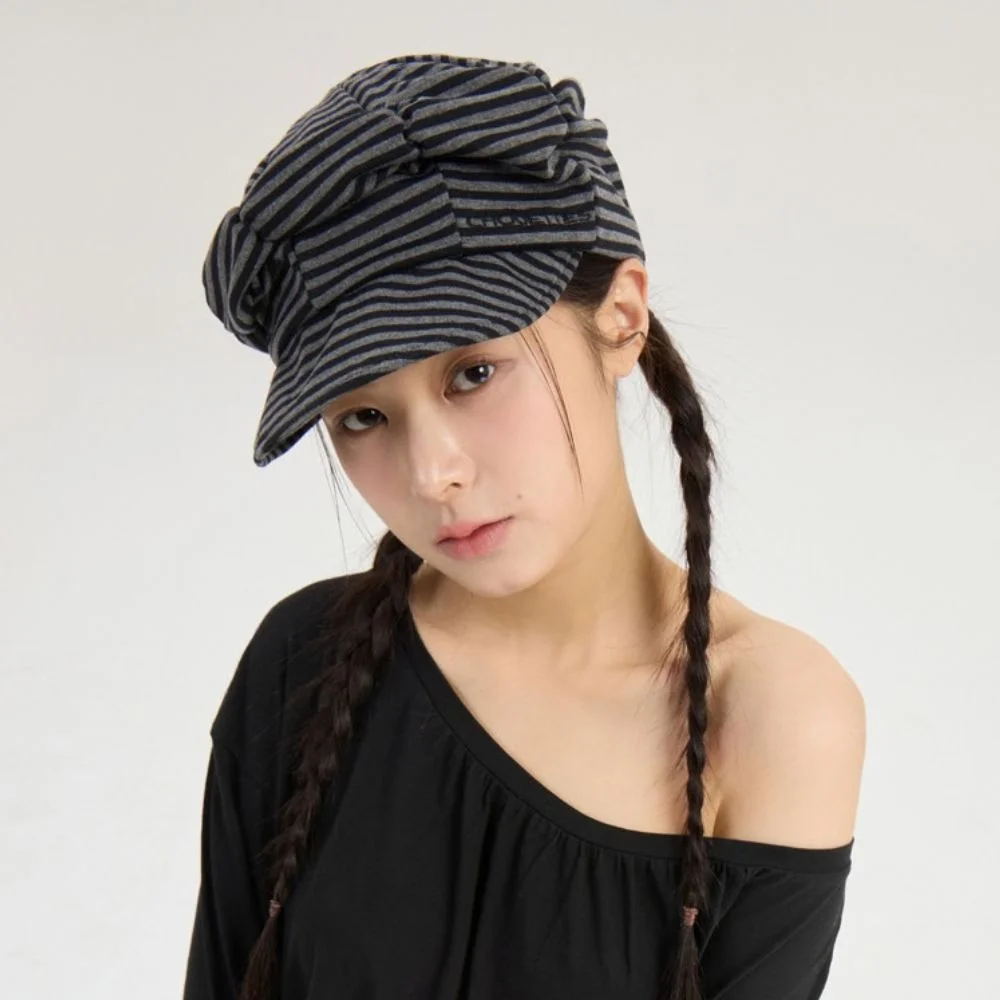 Chouetties by LUCKY CHOUETTE Shrring Stripe Hunting Cap (multi color) 7ARAX26310XXX