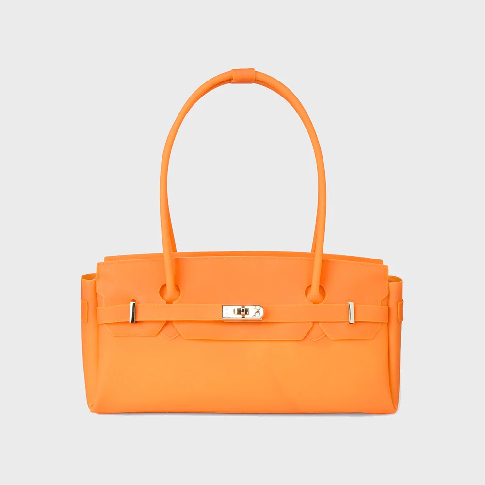 JELLY TWO-WAY BAG IN ORANGE