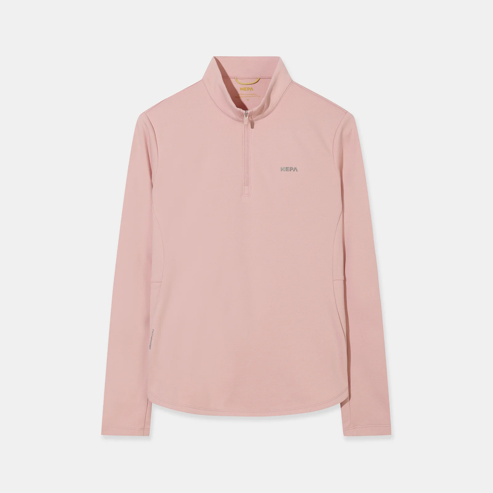 NEPA/Official Direct 7M25401 女裝 Pathfinder 基本款 長袖 拉鏈上衣_MIST PINK
