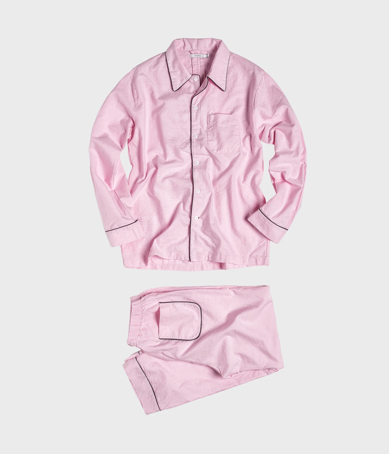(M) WOODY PJ SET OXFORD PINK