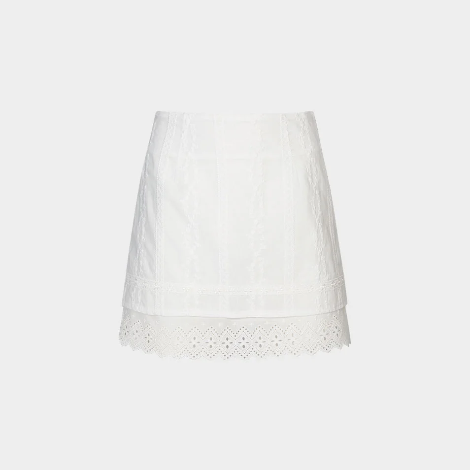 Champagne Skirt (White)
