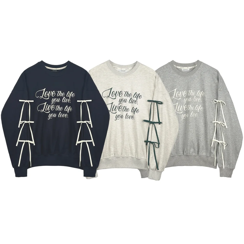 MET Ribbon Detail Sweatshirt