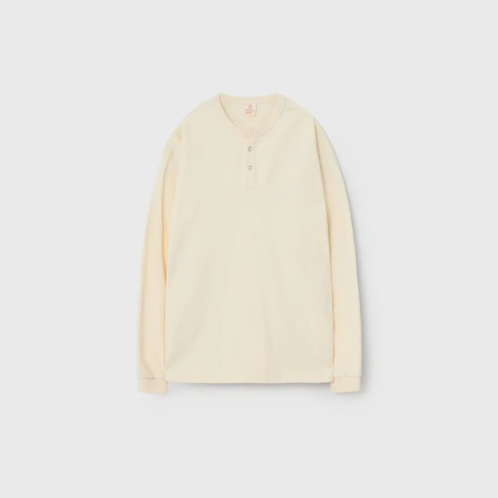 HENLEY L/S (CREAM)
