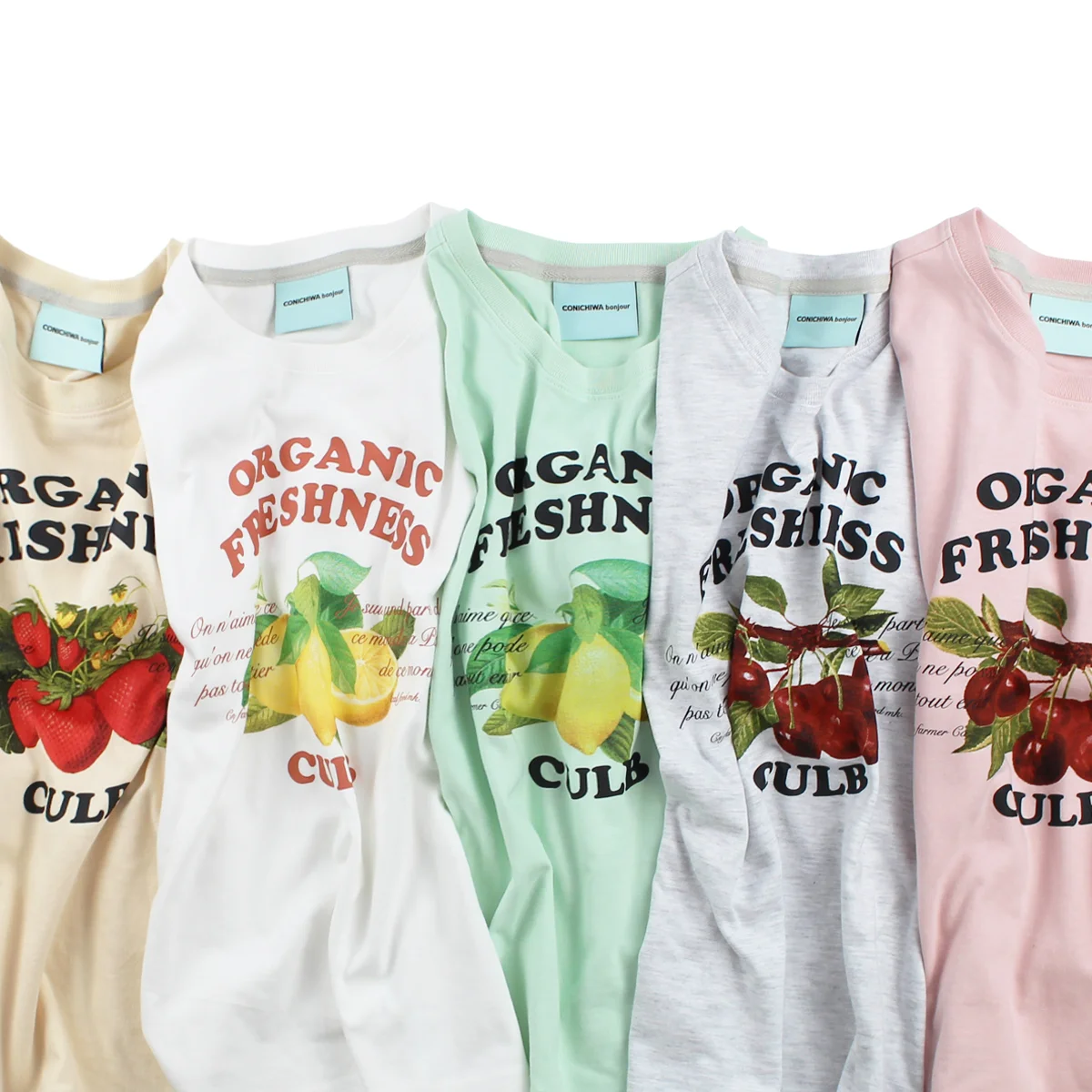 Organic fresh t(6color)