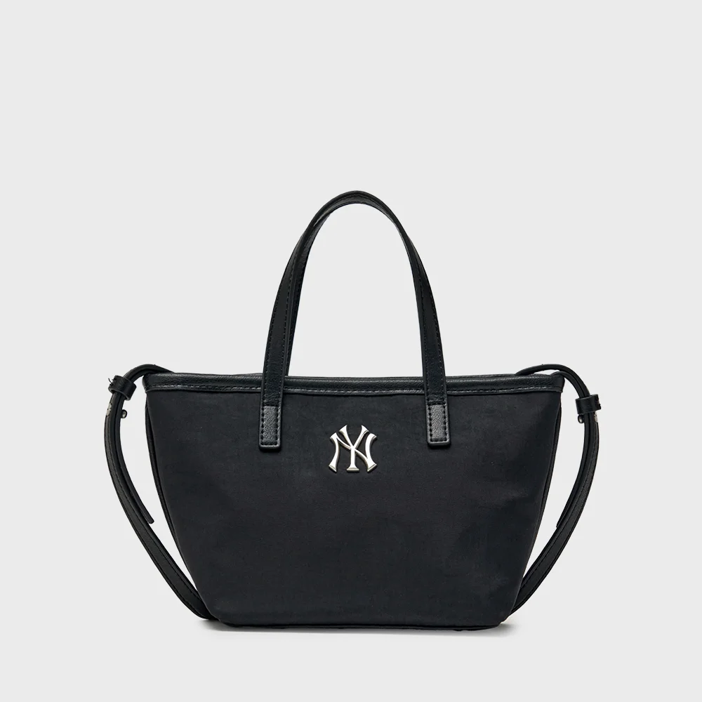 基本款 復古 尼龍 迷你 斜揹袋 NY (Black)