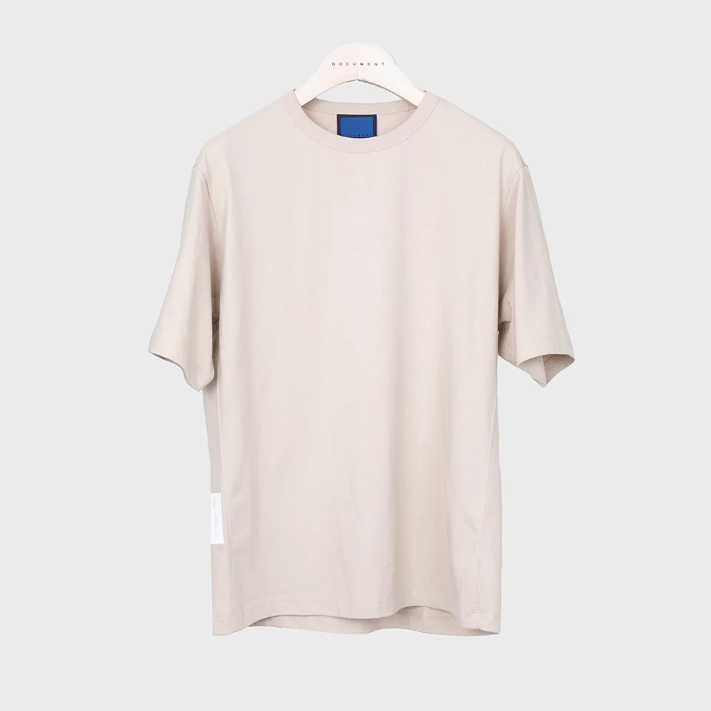 THE DOCUMENTEE_03 T-SHIRT_BEIGE
