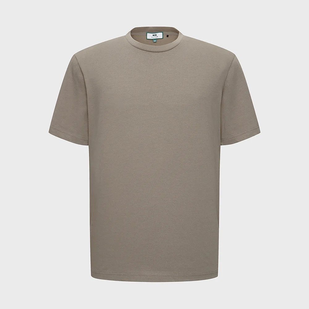 FOR:REST 芬多精 圖案 短袖 T恤 (通用)_MID BEIGE_KMM25259JL