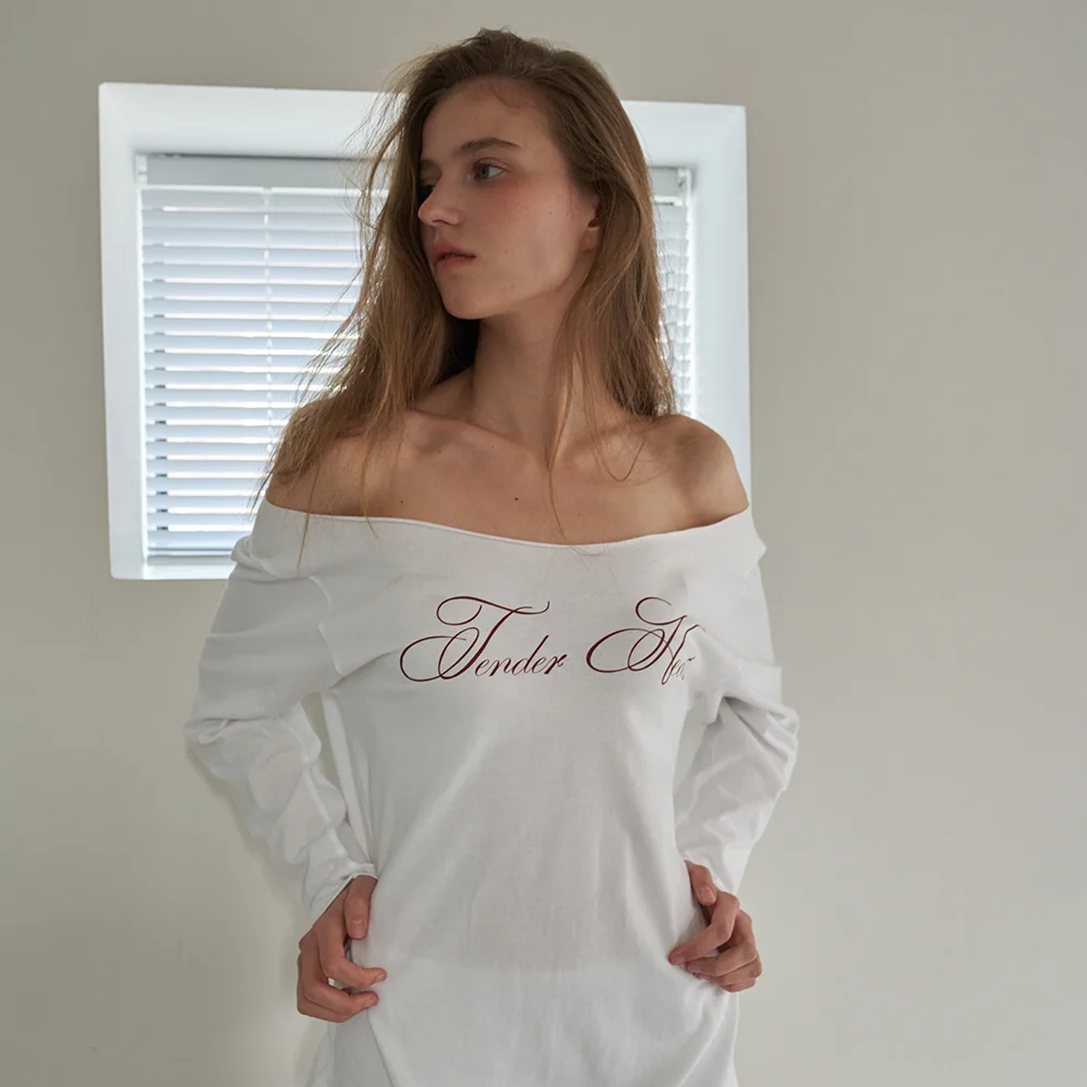Cut-Off Long Sleeve - Red