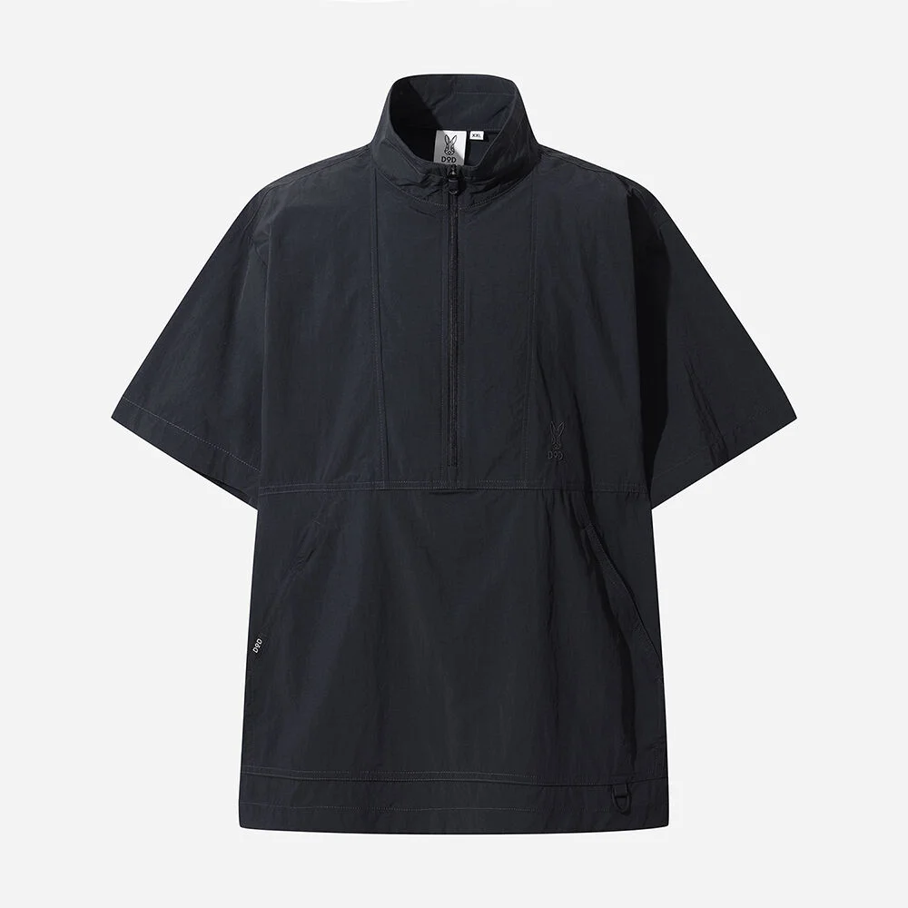 Eight Stand Neck 半 風褸 男士(BLACK)