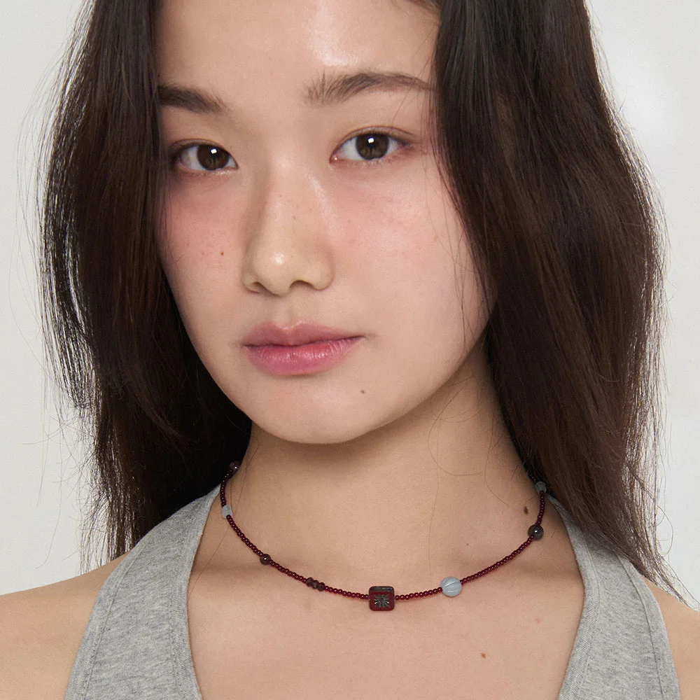 Burgundy Ann Necklace