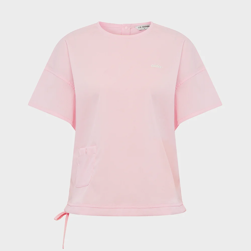 COOLEATS AIR (COOLEATS 透氣) 女裝 短袖 圓領 T恤_Light Pink_DWM26254P1