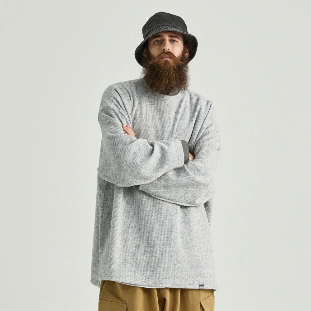 CB OVER KNIT (R.GRAY)
