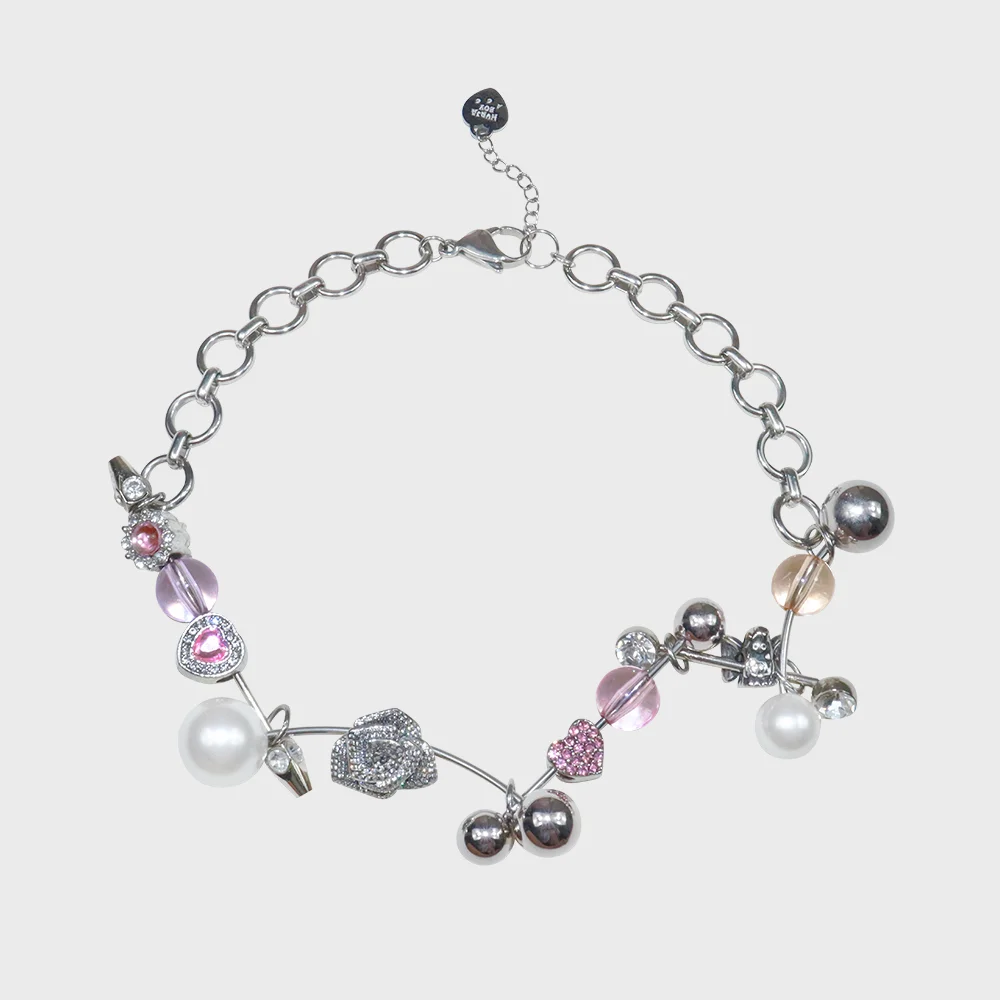 Ball bar necklace