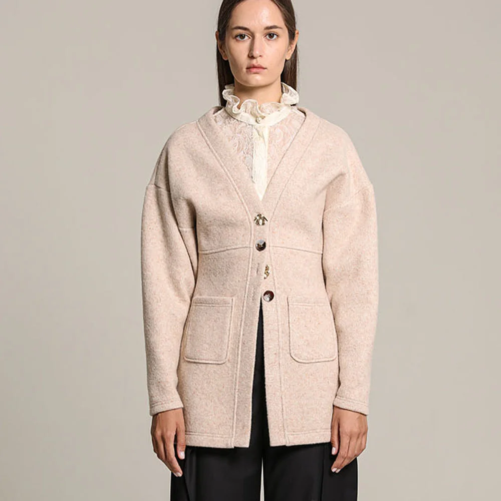 Niloh Cardigan _ Pink Begie