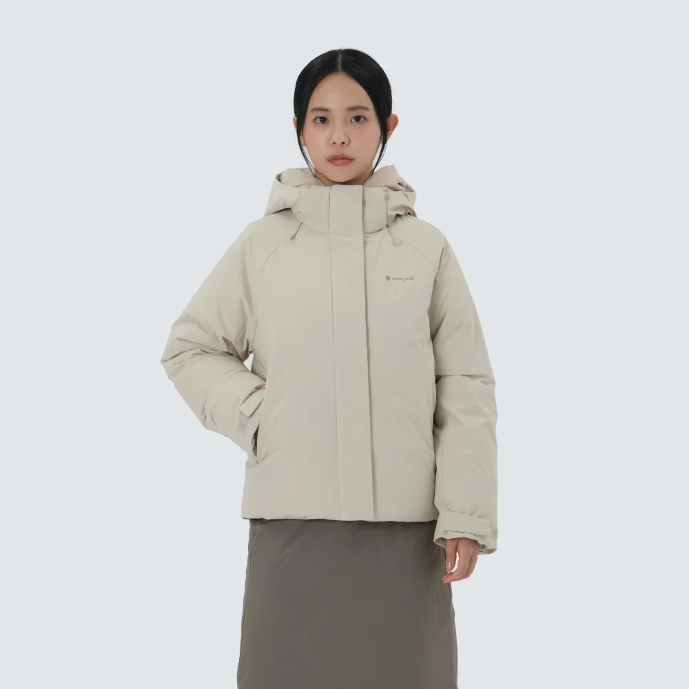 2L Titanic 女裝 連帽衫 厚重 Down 外套 Light Beige (S25WWTDJ31)