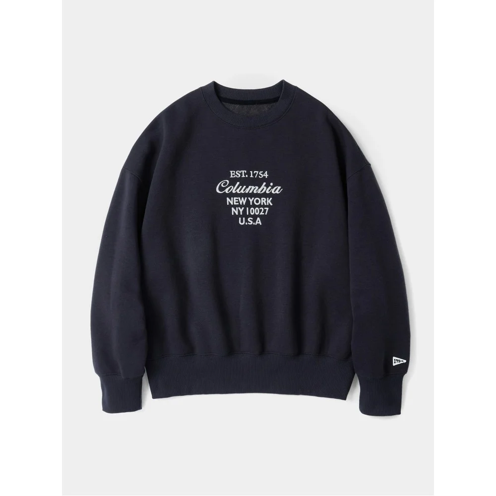 CU BIG SCRIPT WOMEN TERRY SWEATSHIRTS Crown Navy