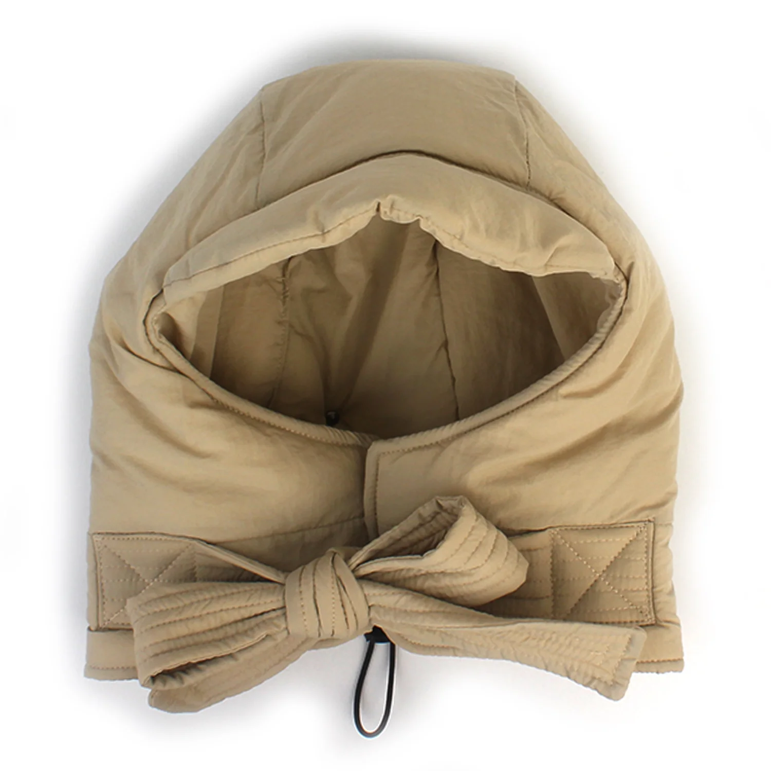 Muji Padding Beige Balaclava 棉服帽