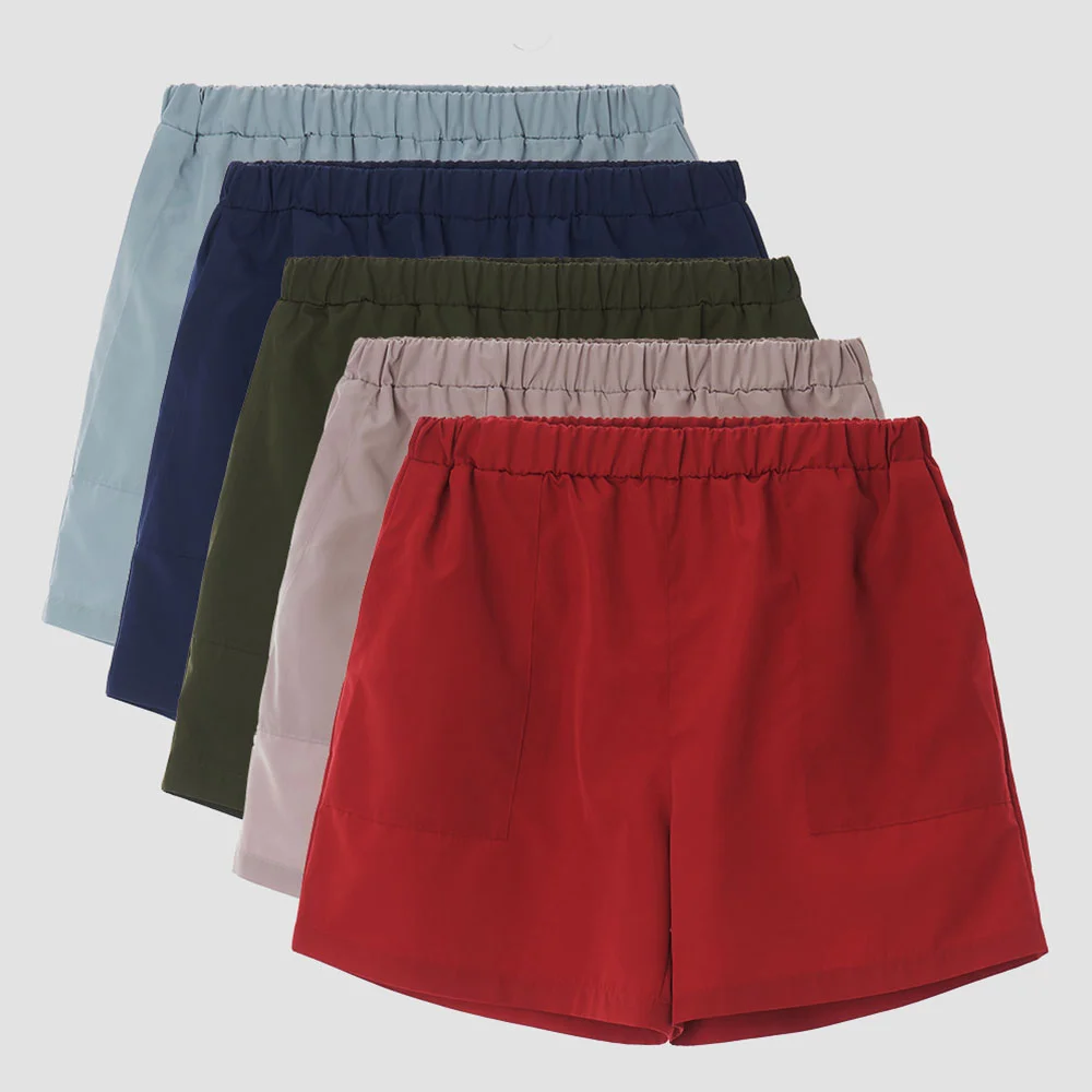 Travel Solid Pajama Shorts (5 options)