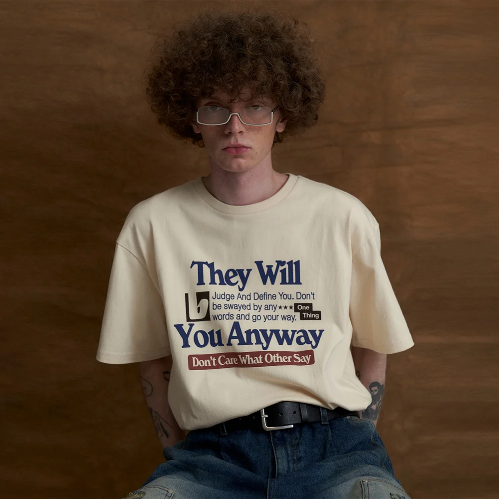 ONE THING T-SHIRT - CREAM