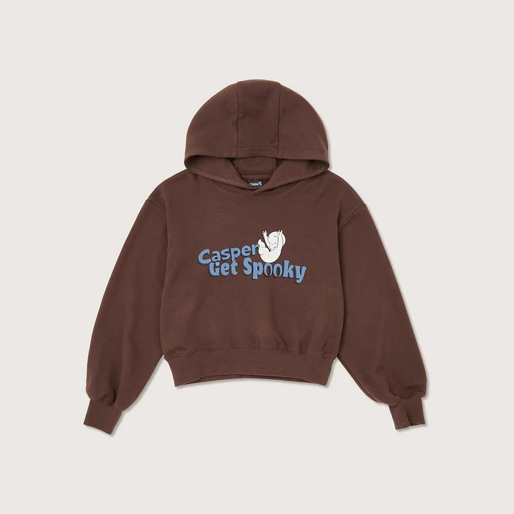 CASPER X PLAC Spooky 女裝 Casper 連帽衫 T恤 啡色