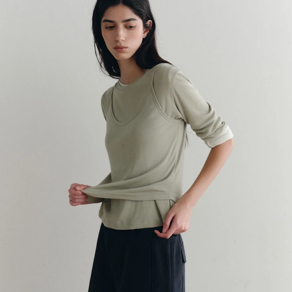 Asti Soft Layered Sleeveless (Mint)