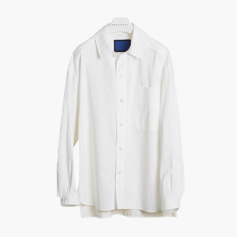THE DOCUMENT SET UP SHIRT (WHITE)