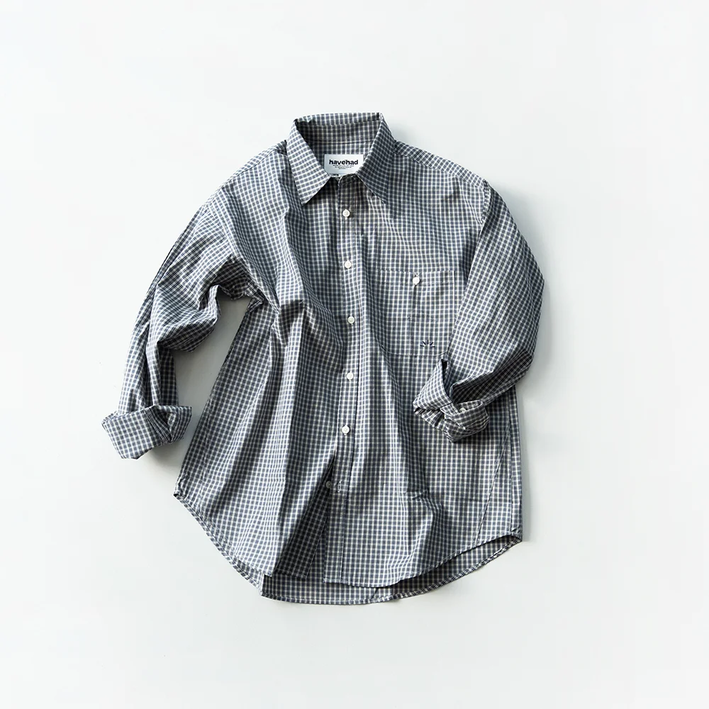 Everyday Classic Check Shirts (Navy)