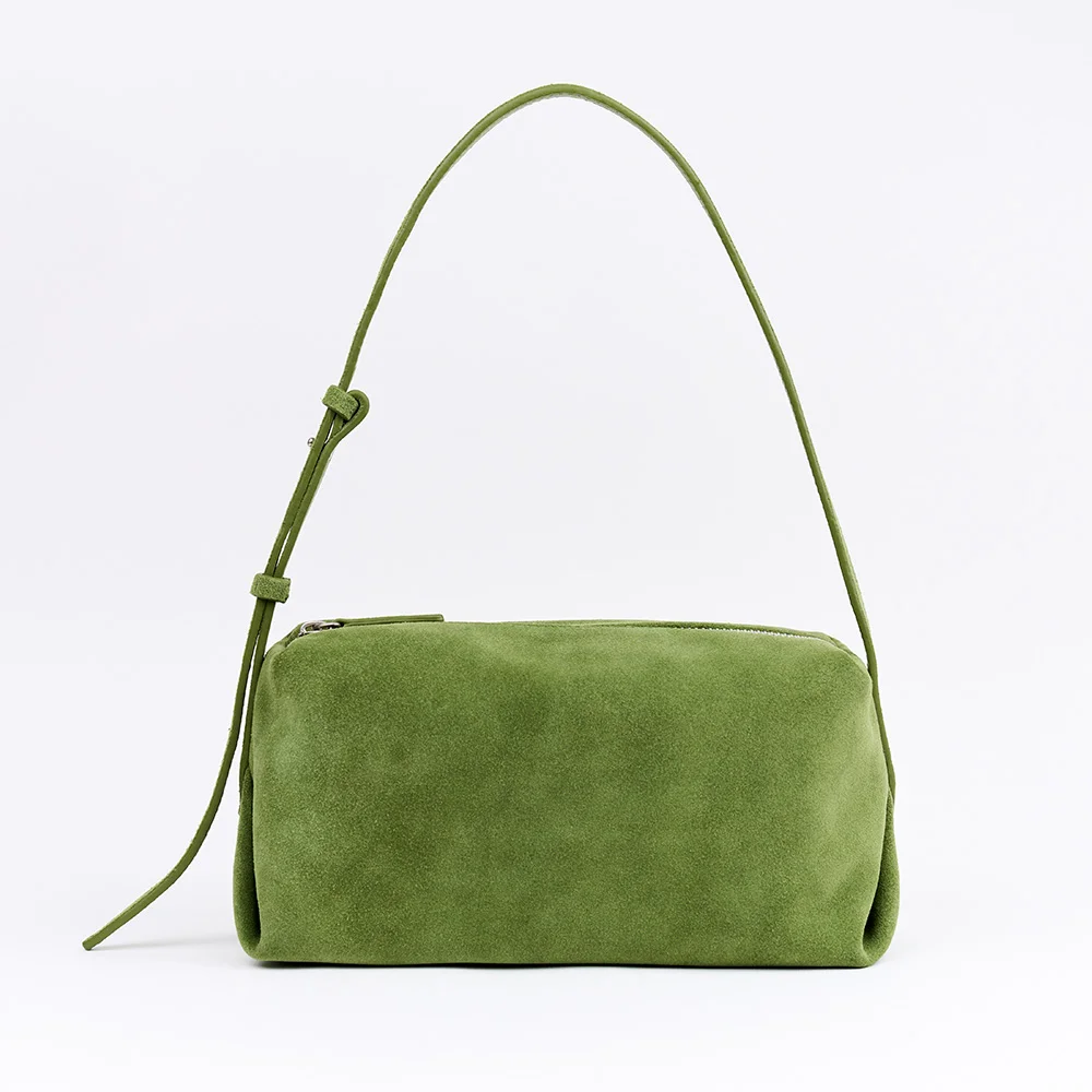 pencil BAG suede - olive