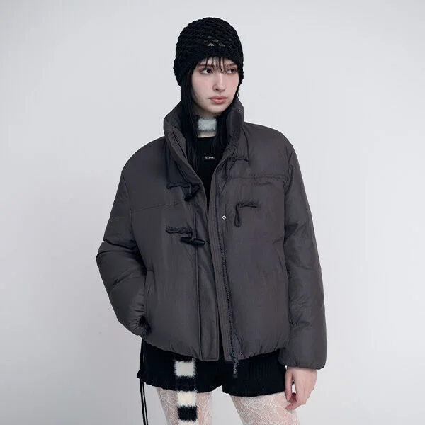 DUFFLE SHORT PADDING GRAY