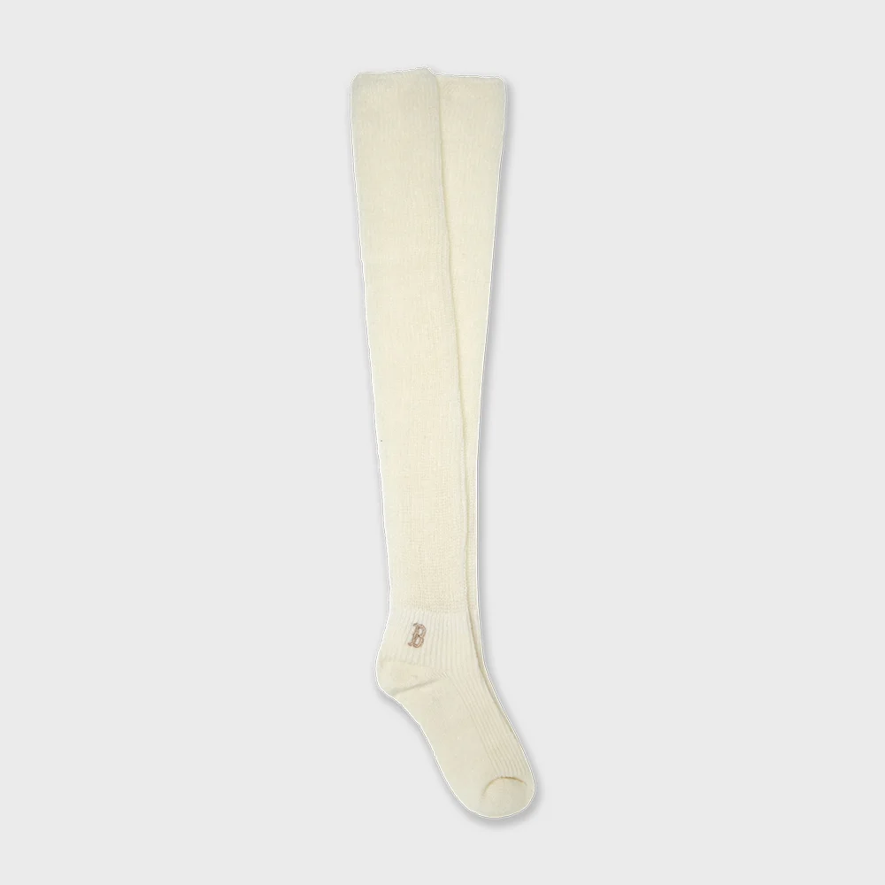 Plush 寬鬆 過膝襪 BOS (Cream)