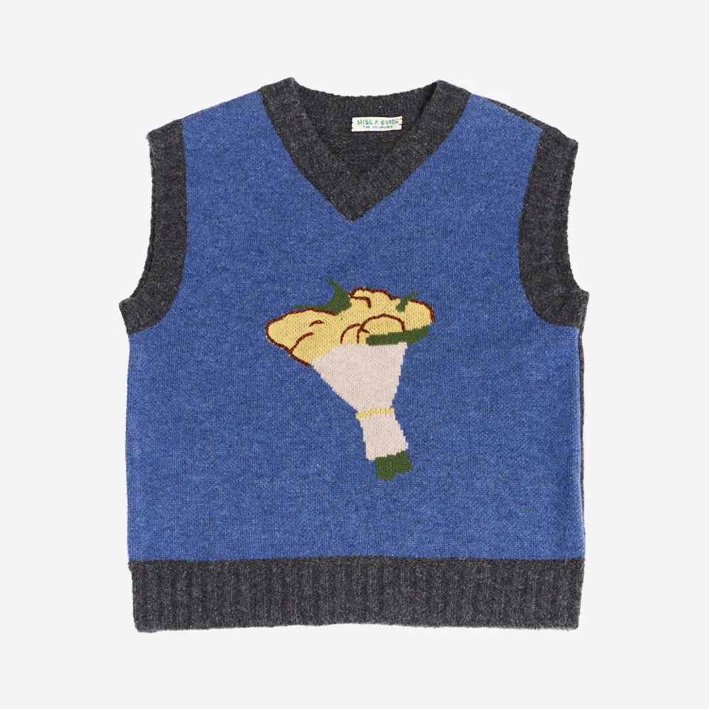 BOUQUET VEST GREY