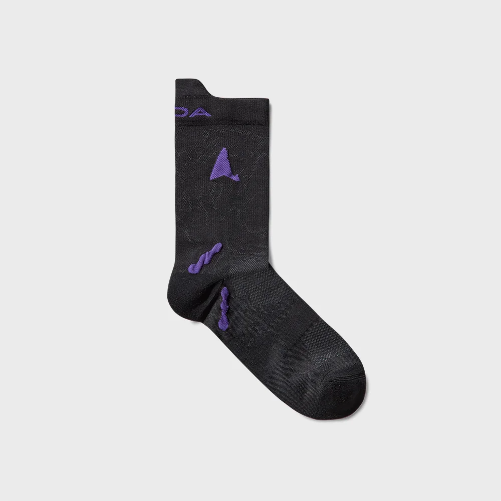 (U) RYLI Q-SKIN TECHNICAL CREW SOCKS (BLACK)